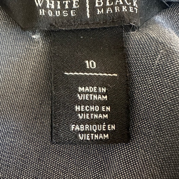 WHBM DENIM COLORED BUTTON DOWN SIZE 10 - Picture 3 of 8